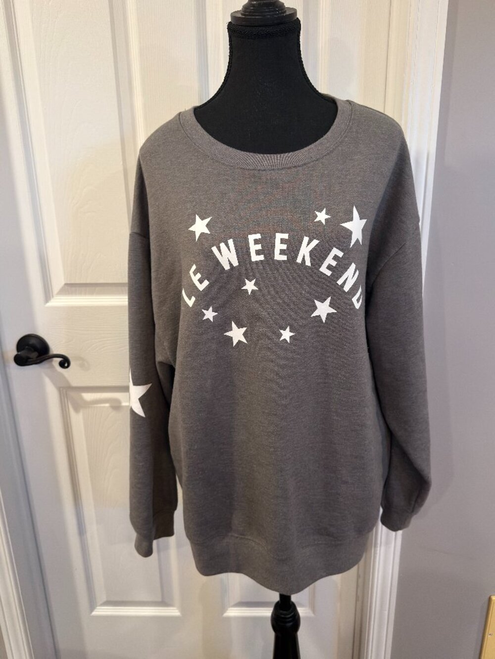 South Parade Le Weekend Graphic Sweatshirt Size S Oversized
